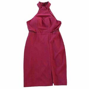 My Michelle Dress Juniors Size 11 Burgundy Sleeveless Slit Lined New Dressy Sexy